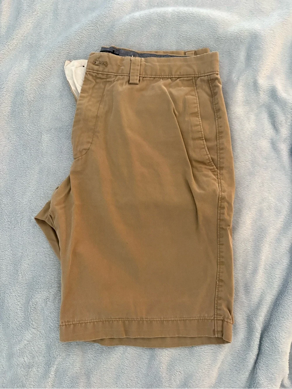 Banana Republic Men's Khaki Cotton Blend Shorts